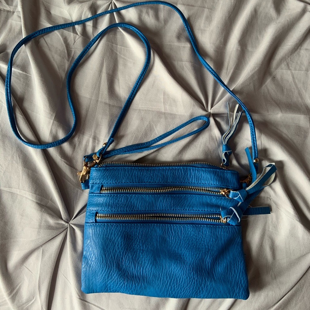 Blue Crossbody Bag